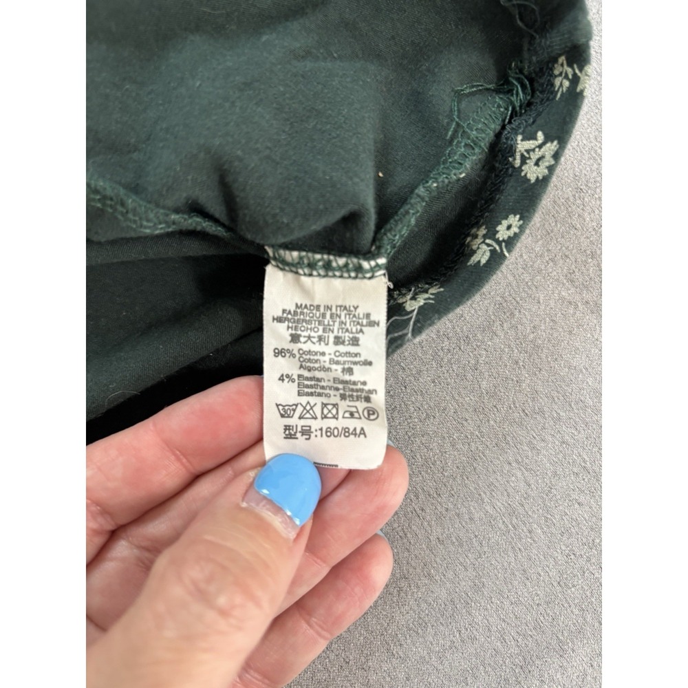 Brandy‎ Melville Womens Y2K Amara Floral Crop Top Sz S V Neck Ditsy Cottage Wrap - Picture 10 of 14